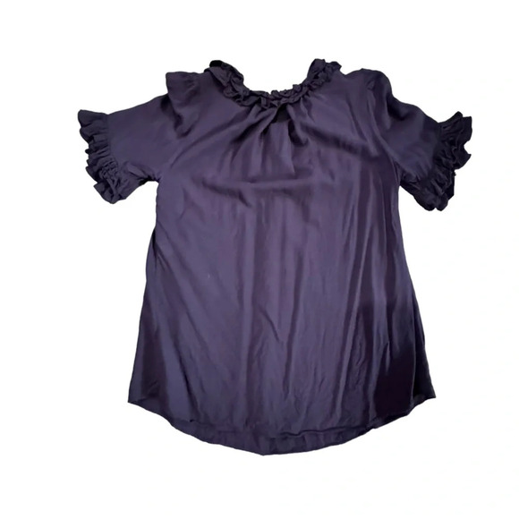EUC Beautiful Plum Anthropologie Odille Blouse sz 8 - Picture 3 of 6